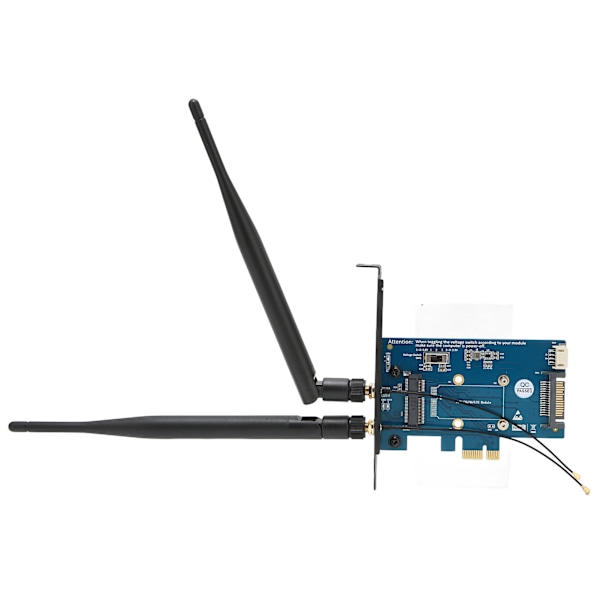 Mini PCIE Adapter Multi Systemkompatibilitet 4Pin Strömgränssnitt Liten Volym PCIE Adapter