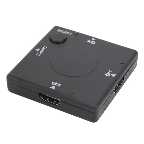 3 i 1 Ut-bryter 1080P HD Multimedia Interface Splitter Adapter Videokonverter for Bærbar Datamaskin