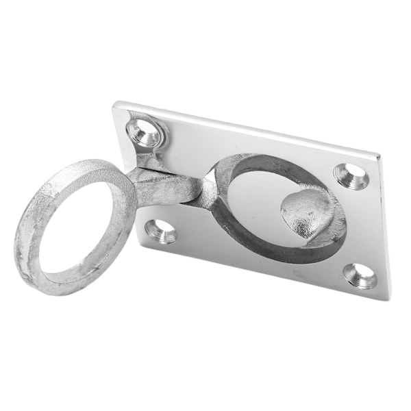 62x44mm Båt Kvadrat Flush Pull Ring Håndtak Rustfritt Stål Marine Hardware Tilbehør