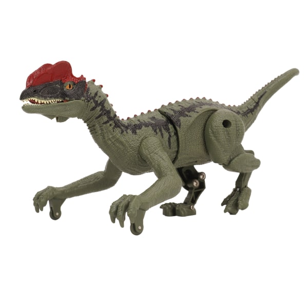 Fjernkontroll Dinosaurleker 5 Kanaler 2.4G Trådløs Simulering Lyder Lys Elektrisk RC Gående Dinosaurleker for Barn