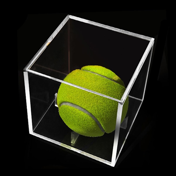 Akryl Baseball Displayboks Tennisbold Transparent Case til Souvenir Opbevaringsboks Holder UV Beskyttelse Støvfri