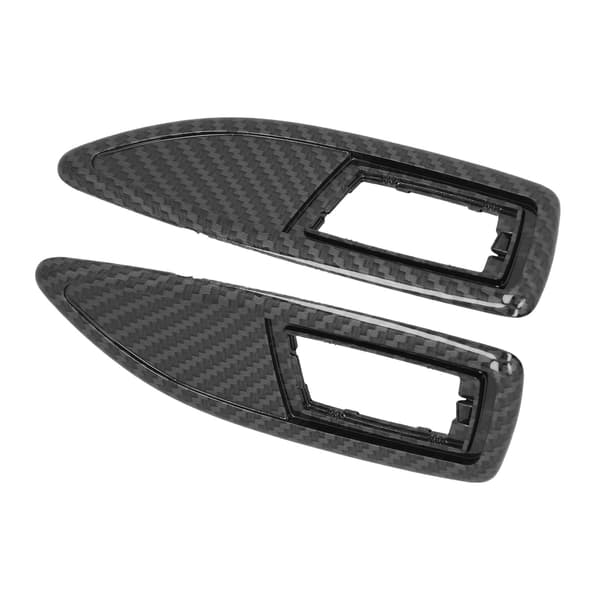 2 stk. sideblinklys repeater rammesæt kulfiber stil erstatning for Vauxhall Corsa D Range 2006-2014