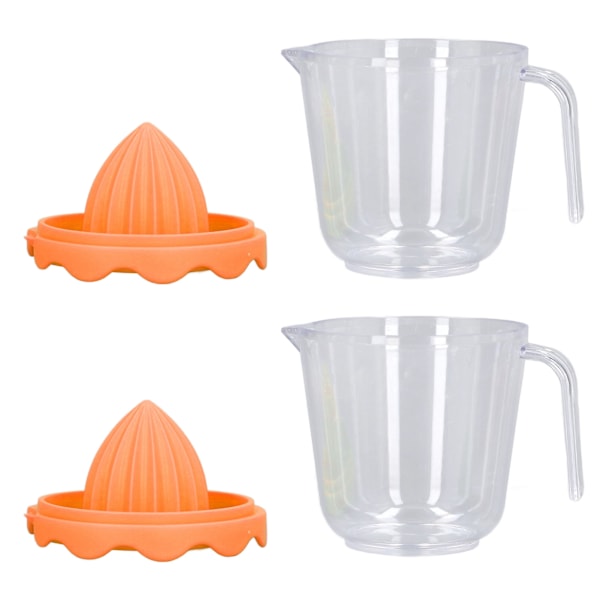2 stk. Citrus Orange Juicer Citron Manuel Håndpresser PP Multifunktion til Husholdning Orange