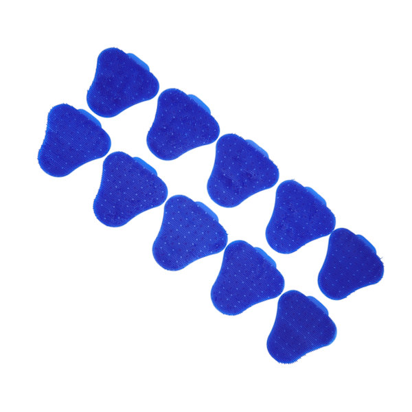 10 stk urinal skjerm deodoranter trekant anti splash deodorizer duftende urinal skjerm matte for toalett blå