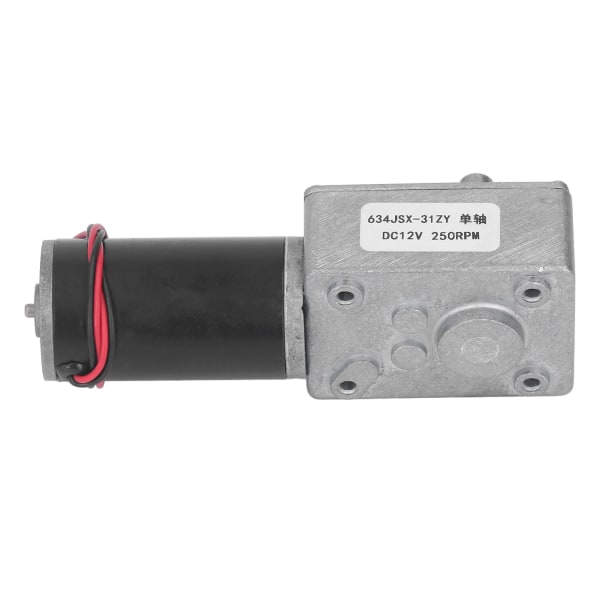 DC12V itselukittuva matovaihdemoottori Yksiakselinen nopeudenvaihde sähkömoottori 634JSX 31ZY 250RPM