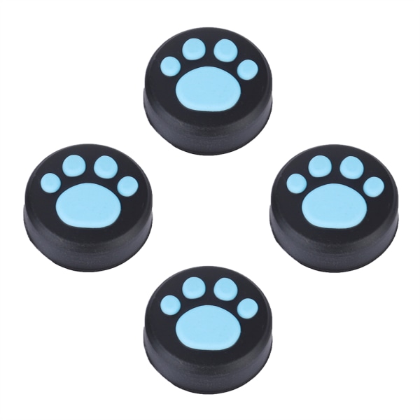 4 STK silikone joystick til PS3/PS4 Thumb Grips Rocker Cap Cover til Switch Pro (blå)