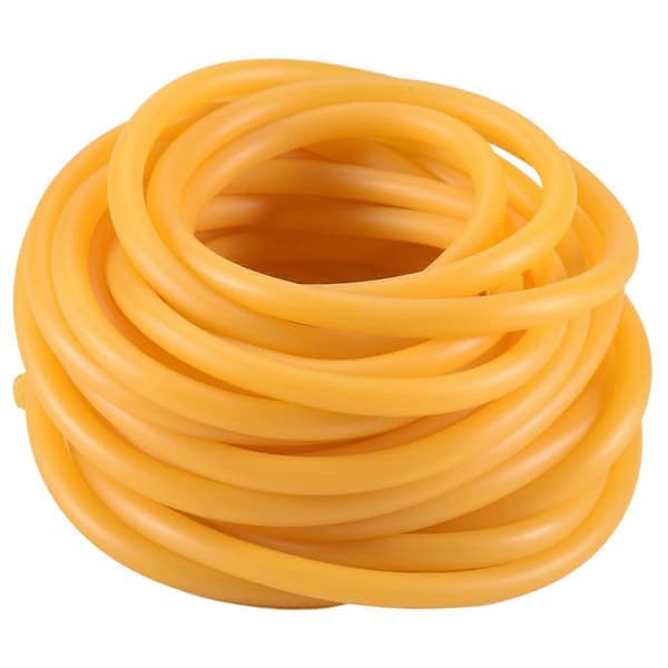 Naturgummislang 10 meter elastisk industrislang av gummi för hem, sjukhus, laboratorium 6 mm x 9