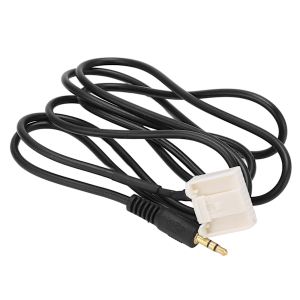 1m Lang AUX Lydinngangadapter 3,5 mm Svart Erstatning for Camry Corolla RAV4 Tacoma Musikkspiller