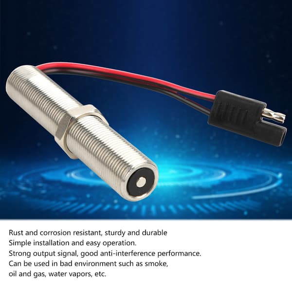 MSP6724 Hastighetssensor Motor Pickup 3/4-16UNF Gjenge med Plugg Tilbehør for Generator