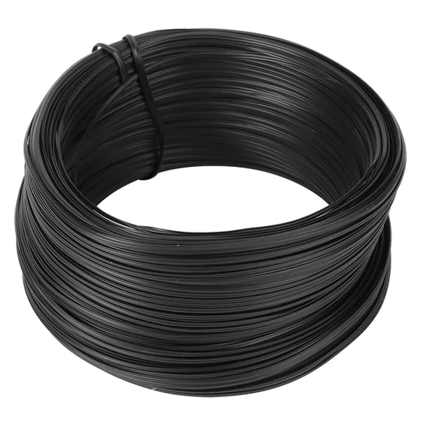 Galvaniseret jerntrådsbindere Galvaniseret sorte håndlavede druegrenbindere 0,55 mm 100 meter