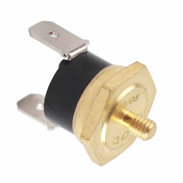 5 stk. KSD301 kobbertermostat bimetallisk normalt lukket M4 snap-disk temperatursensor 250V 80℃
