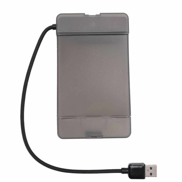 USB3.0 2,5 tums SATA-hårddiskhölje 5 Gbps genomskinligt externt case för 7‑9,5 mm 2,5 tums SATA SSD HDD