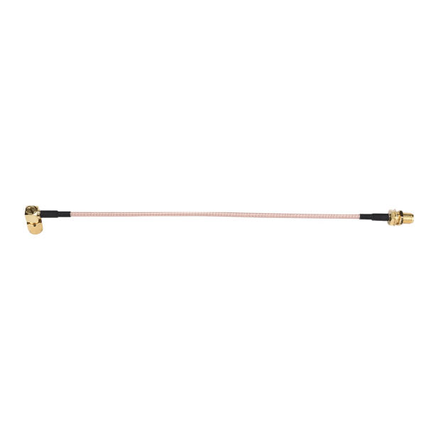 SMA koaxial RF-kabel SMA hona till rät vinkel SMA hane RF bygelkabel 20 cm