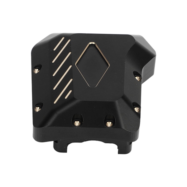 RC Diff Cover Musta Messinki Akselin Suojus Ruosteenkestävä Kulutusta Kestävä RC Päivitys Varaosat RC Crawler Autoon