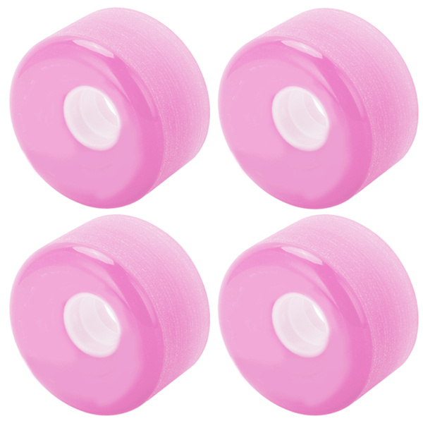 PUENTE 4 stk 70x42mm Skateboard hjul 80A Longboard Cruiser hjul Reservedele Pink