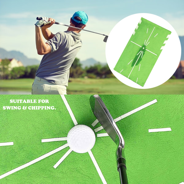 Treningsmatte for Swing Detection Batting Mini Øv Treningshjelp Putematte Gave til hjemmekontor