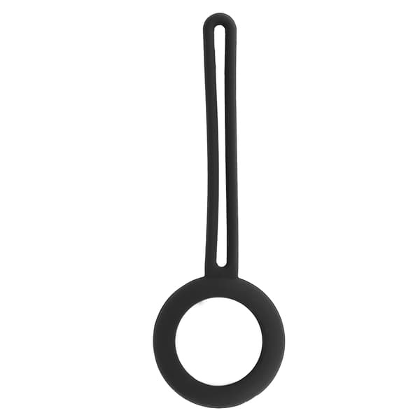 Silikon Loop Skyddsfodral Anti-rep Skydd för IOS Locator Svart