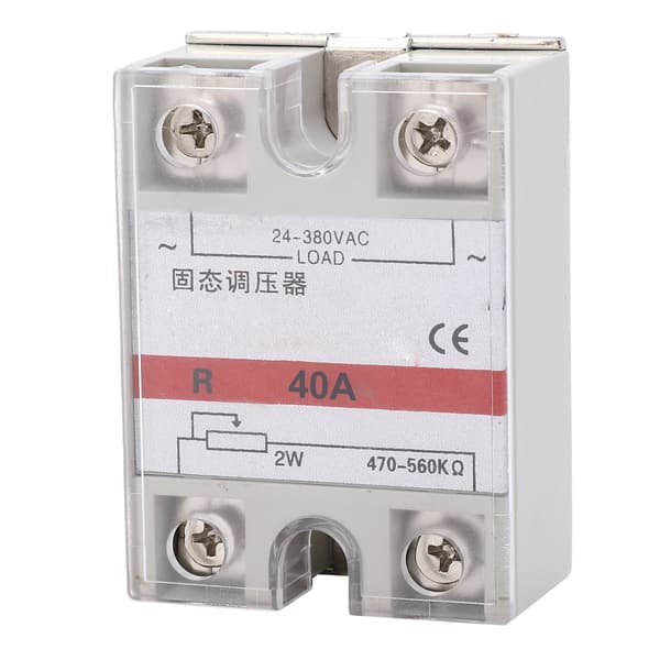 Solid State -jännitesäädin SSVR AC-jännitteen vastusarvon säätö 40A 24-380VAC