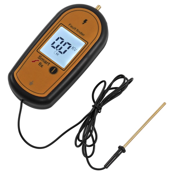 MLD 004F Elektronisk stängseltestare LCD-skärm Digital stängselspänningstestare Stängseltestare 15KV med bakgrundsbelysning Gul