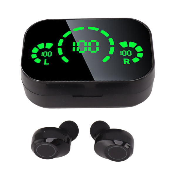 Bluetooth hörlurar Touch Control HiFi-ljud Digital Power Display Trådlösa hörlurar för bärbar surfplatta