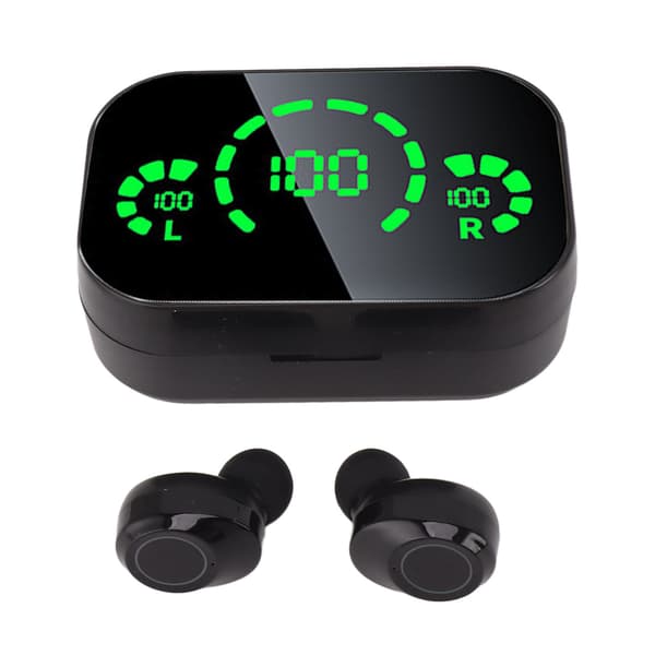 Bluetooth Ørepropper Touch Control HiFi Lyd Digital Strømdisplay Trådløse Øretelefoner til Laptop Tablet