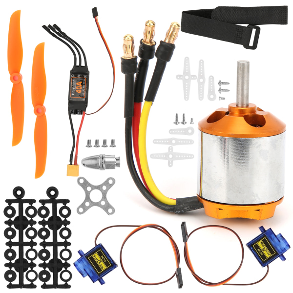 2217 KV1100 Motor 1060 Propell 9G Servo 40A XT60 ESC Kit for fjernkontrollhelikopter