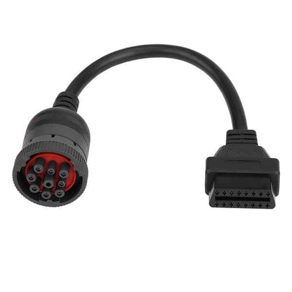 Lastbil diagnostisk interface hun 16-benet OBD2 9-benet adapterkabel bilværktøj