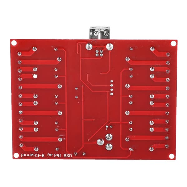 8-kanals 5V datamaskin USB intelligent kontrollbryter relémodul gratis driver