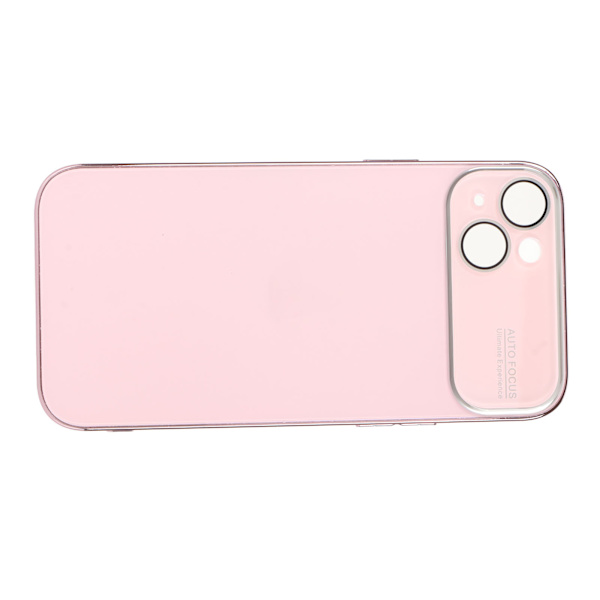 Elektropläterat phone case Stort fönsterobjektiv Kameraskydd Stötsäkert case Anti Scratch Rosa för IPhone 14 Plus