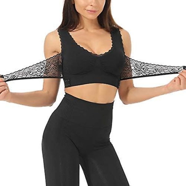 Sømløs trådløs push-up sports-BH for kvinner - Komfortabelt undertøy XL