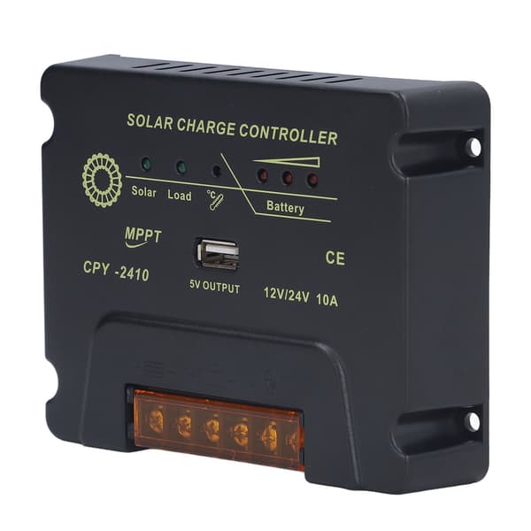 Solar Charge Controller 12V 24V Automatisk Tilpasning 10A MPPT Solar Charge Controller til Industrivand
