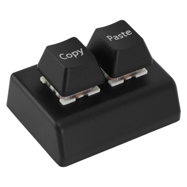 Programmerbar knappsats 2 nycklar Kopiera klistra Röd Switch USB C-anslutning Mini mekanisk knappsats för Gaming Office Media