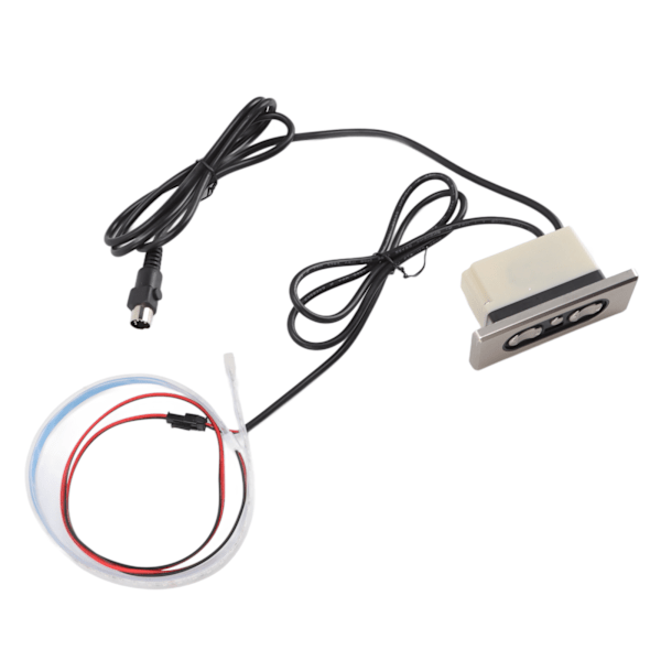 Elektrisk sofakontroll 5A 3 knapper 5-pin rett hode USB-ladeport løftestoler bryter med LED-stripe