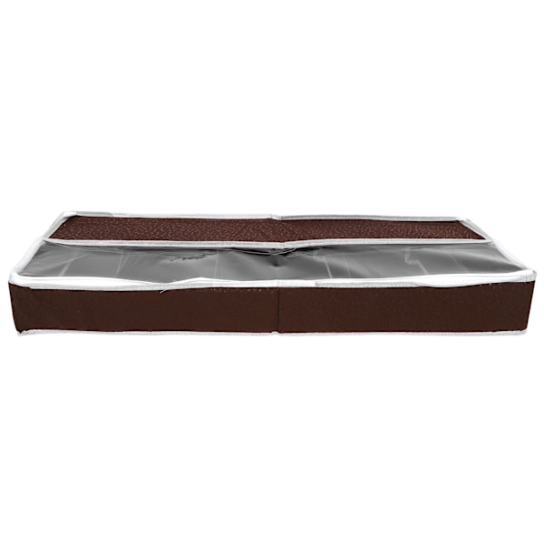 Vedenpitävä kenkien säilytyslaatikko vetoketjulla PVC-kannella Kenkäjärjestäjälaatikot Säädettävät väliseinät L 84x31x11,5cm
