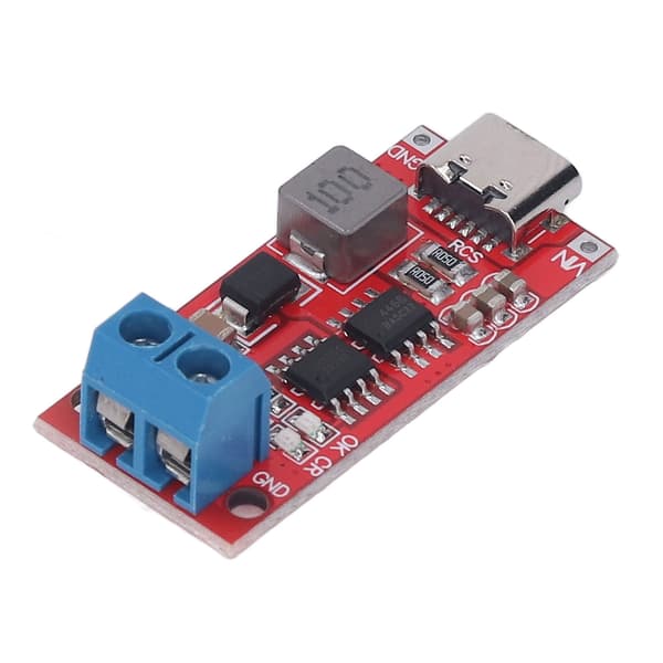 Lithium Batteri Boost Modul Type C Interface PCB Step Up Boost Modul til Beskyttelse DC3-6V 4A