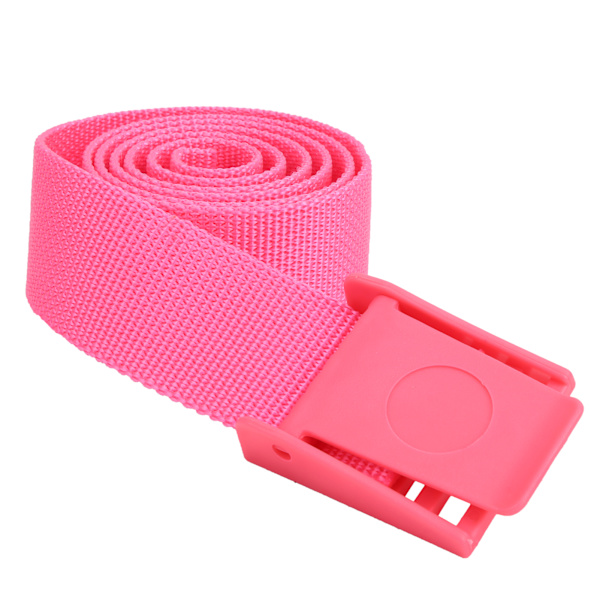 150 cm slitesterkt dykkerbelte Nylonvev midjebelte med plastspenne tilbehør Rosa