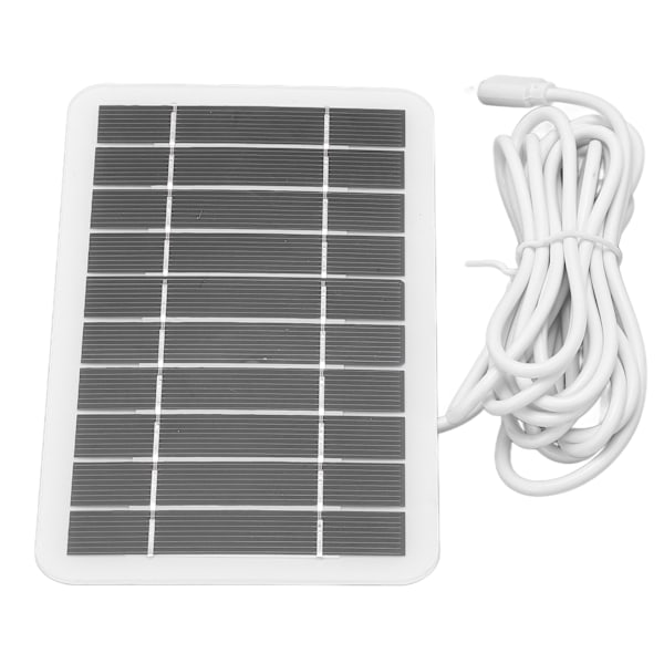 2W 5V Solpanel Oplader Bærbar USB Soloplader Polysilicium til Mobiltelefon Lav Effekt Elektriske Apparater