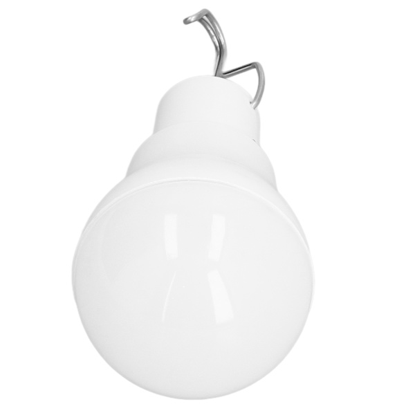 Solcellslampa Energisparande Vitt Ljus USB Solcellslampa LED-lampa Ljus för Utomhuscamping Nödläge med krok
