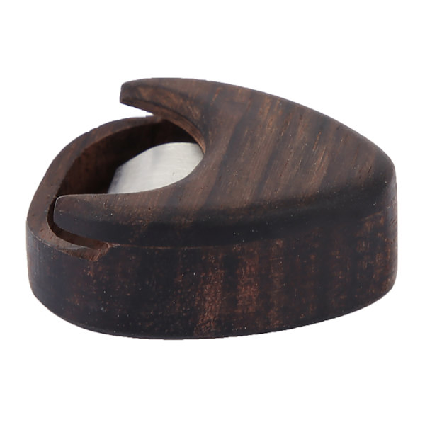 Premium Rose Wood Guitar Pick Box Hjärtformad Pick Box Paste Box för Standard Pick