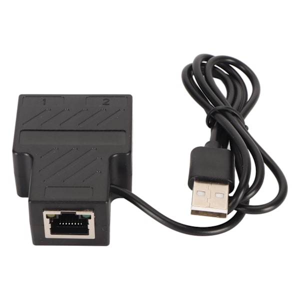 Ethernet-jakaja 100M 1-2 kullattu nastainen suojattu kerros Vahva PVC LAN-jakaja ADSL-keskittimen vaihtajalle TV-reitittimelle