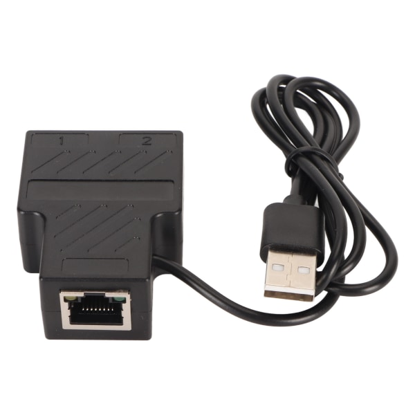 Ethernet Splitter 100M 1 til 2 Forgyldt Pin Beskyttet Lag Stærk PVC LAN Splitter til ADSL Hub Switcher TV Router