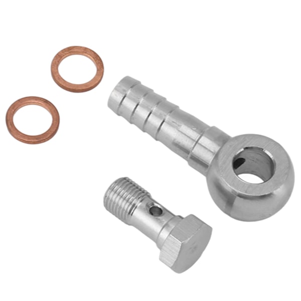 Bremse Banjo Bolt M10x1.0 til 1/4 tomme Bremse Slange Banjo Bolt Adapter Med Spændeskiver til Rørforbindelser