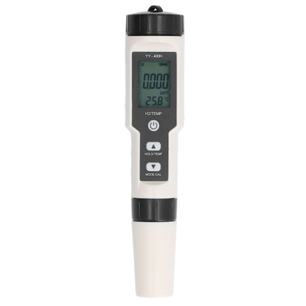 Veden testaaja 2 in 1 irrotettava anturi ABS LCD-näyttö Taustavalo Veden testausmittari vetyrikkaille vesikupille