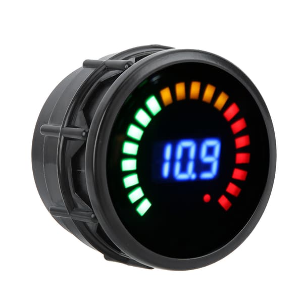 Digital LED biloljetemperaturmåler 12V Universal 52mm 2in