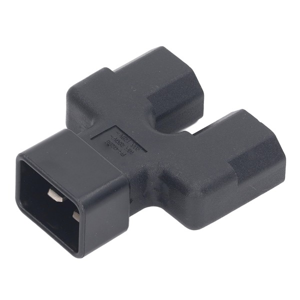 IEC320 C20 til Dual IEC320 C21 Strømadapter C20 Han til Dual C21 Hun 1 in 2 Out AC Power Adapter til PDU Server 125V-250V