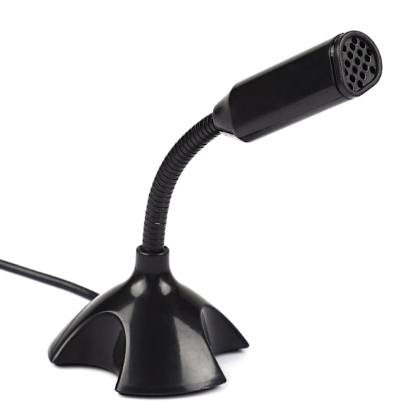 Minikondensator USB 2.0 Mikrofon Fleksibel Desktop Stand Mic til PC Laptop