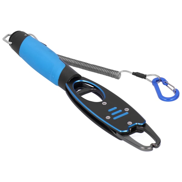 Fiskkontrollenhet Fisketång Läppgripare Lure Clamp Space Aluminium med ScaleBlue