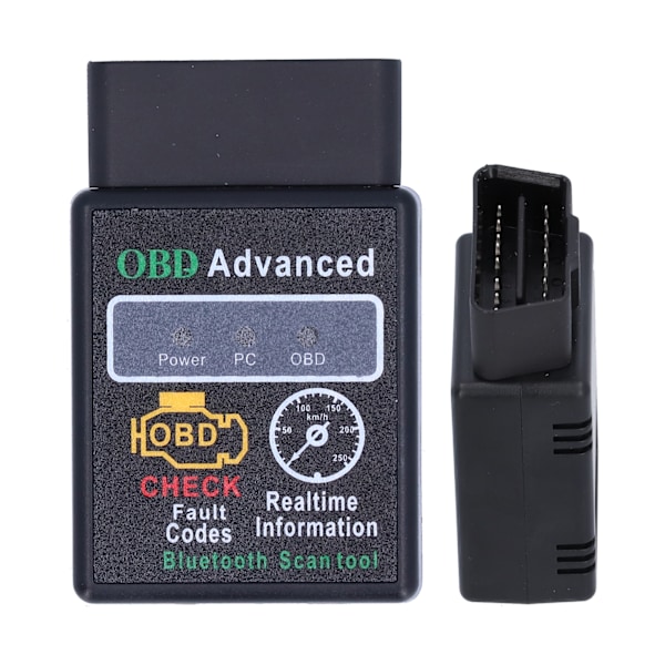 Bluetooth 5.1 OBD2 Fejlkodelæser Dobbelttilstand Auto Fejlfindingsscanner Diagnostisk Værktøj til IOS til Android