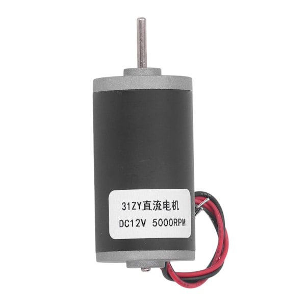 Pysyvämagneettimoottori DC 12V Käännettävä CW CCW Suuri vääntömomentti Suurnopeuselektrinen moottori 5000RPM