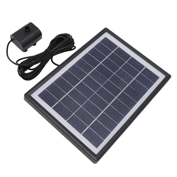 10V 7W Solcellsfontänpump för Fågelbad Trädgård Miniatyr Split Fontän Utomhus Pool Fågelmatare